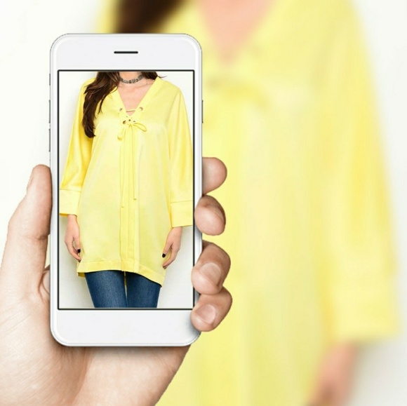 Yellow tunic dress - Picture 2 of 8